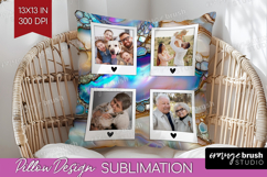 Pearl Photo Pillow PNG - Pearl Texture Picture Frame Pillow Product Image 1