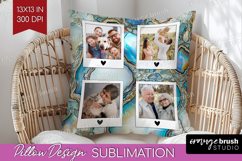 Pearl Photo Pillow PNG - Pearl Texture Picture Frame Pillow Product Image 1