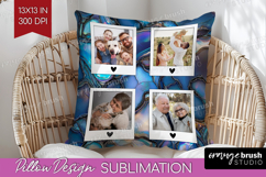 Pearl Photo Pillow PNG - Pearl Texture Picture Frame Pillow Product Image 1