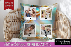 Pearl Photo Pillow PNG - Pearl Texture Picture Frame Pillow Product Image 1