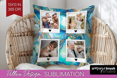 Pearl Photo Pillow PNG - Pearl Texture Picture Frame Pillow Product Image 1