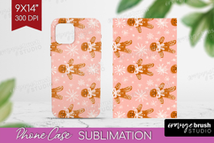 Pink Christmas Phone Case PNG - Coquette Xmas Case PNG Product Image 1