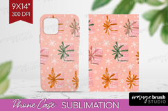 Pink Christmas Phone Case PNG - Coquette Xmas Case PNG Product Image 1