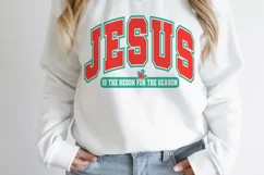 Jesus The Reason For The Season SVG, Faith Christmas Png Product Image 5