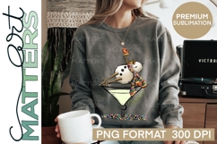 Cheers Dirty Martini! Snowman illustration - Hand Painted Product Image 2