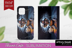 Pointer Dog Phone Case PNG Halloween Case PNG Sublimation Product Image 1