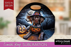 Pointer Dog Lunch Bag Halloween Lunch Bug PNG Sublimation Product Image 1