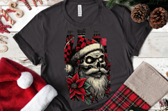 Dark Christmas Sublimation PNG | Gothic Holiday T-Shirt Art Product Image 2