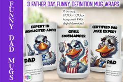 Funny Dad Mug Wrap, Funny Mug Definition Design Product Image 1