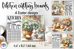 Kitchen Conversion Cutting Board, Easter Farmhouse Design Product Image 1