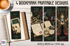 True Crime, Mystery and Detective Printable Bookmarks Product Image 1