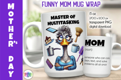 Funny Mother Day Mug Wrap, Master of Multitasking Mom Mug Product Image 1