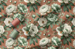 Spring Flowers Seamless Patter, Vintage Floral Pattern Product Image 5