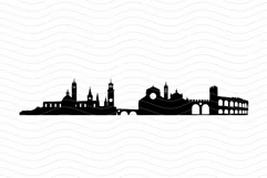 Verona City Skyline, Vector Silhouette, Verona Svg, Italy Product Image 2
