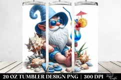 Gnome Beach Wear Cocktail | 20 Oz Tumbler Product Image 2