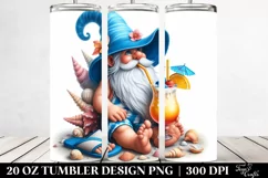 Gnome Beach Wear Cocktail | 20 Oz Tumbler Product Image 2