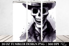 Simple Halloween Ghoulish Grin Tumbler 20 oz Product Image 2