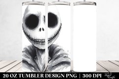 Simple Halloween Ghoulish Grin Tumbler 20 oz Product Image 2