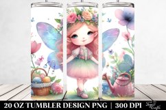 Whimsical Fairy Watercolor 20 Oz Tumbler Product Image 2