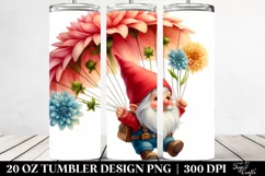 Cute Gnome Air Adventure | 20 Oz Tumbler Product Image 2