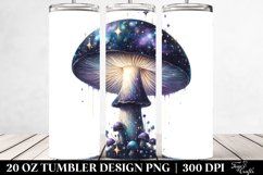 Detailed Shiny Mushroom Celestial | 20 oz Tumbler Product Image 2