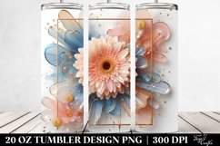 Glossy Gerbera, Sublimation Clipart Product Image 2