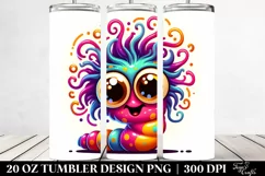 Crazy Baby Worm | 20 Oz Tumbler Product Image 2