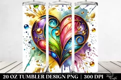 Love 20 Oz Tumbler Png Product Image 2