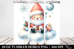 Whimsical Santa with Ornaments 20 Oz Tumbler Product Image 2