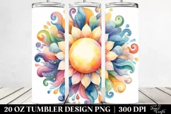 Colorful Pastel Sun | 20 Oz Tumbler Product Image 2