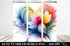 Abstract Vibrant Pastel Daffodil | 20 oz Tumbler Product Image 2