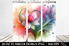 Abstract Vibrant Pastel Daffodil | 20 oz Tumbler Product Image 2