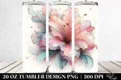 Azalea Watercolor Decor | 20 oz Tumbler Product Image 2