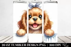 Funny Baby Cocker Spaniel Smiling | 20 Oz Tumbler Product Image 2