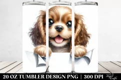 Funny Baby Cocker Spaniel Smiling | 20 Oz Tumbler Product Image 2