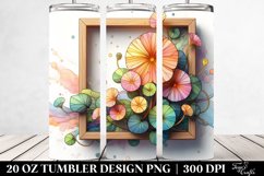 Stained Nasturtium Decor | 20 oz Tumbler Product Image 2