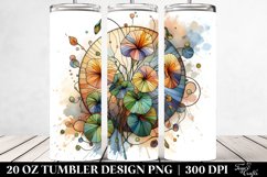 Stained Nasturtium Decor | 20 oz Tumbler Product Image 2