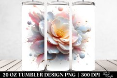 Glossy Camellia 20 oz Tumbler Product Image 2