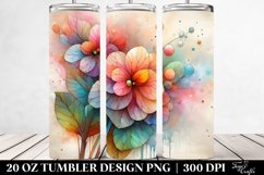 Stained Begonia 20 Oz Tumbler Product Image 2