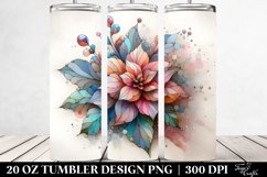 Pastel Small Begonia Clipart 20 Oz Tumbler Product Image 2