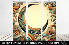 Colorful Whimsical Half Moon | 20 oz Tumbler Product Image 2