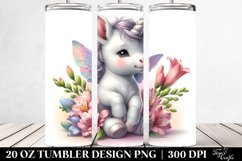 Pastel Unicorn Freesia | 20 Oz Tumbler Product Image 2