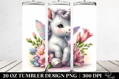 Pastel Unicorn Freesia | 20 Oz Tumbler Product Image 2