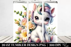 Pastel Unicorn Freesia | 20 Oz Tumbler Product Image 2