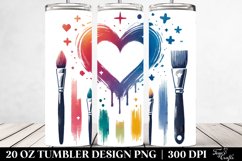 Valentines 20 Oz Tumbler Png Product Image 2