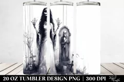 Vintage Halloween with Corpse Bride | 20 oz Tumbler Product Image 2