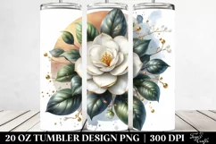 Shiny Gardenia Splash Tumbler Product Image 2