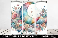 Whimsical Colorful Pastel Moon | 20 oz Tumbler Product Image 2