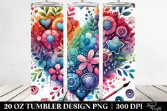 Love 20 Oz Tumbler Png Product Image 2