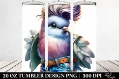 Expressive Baby Dove Drawing | 20 oz Tumbler Product Image 2